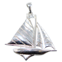 Pendentif Argent Voilier - Taille 4 