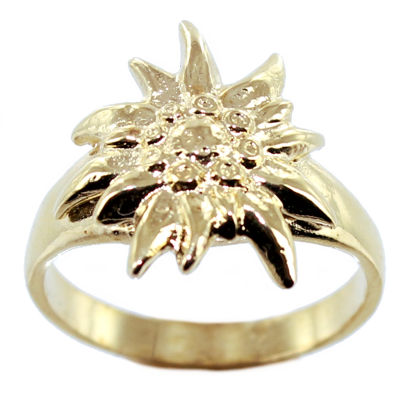 Bague Or Jaune Edelweiss 