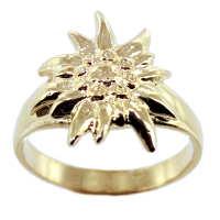 Bague Or Jaune Edelweiss 