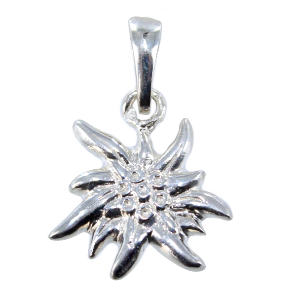 Pendentif Argent Edelweiss - Taille 1 