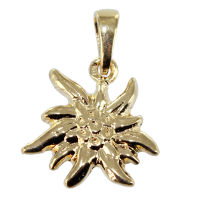 Pendentif Or 18 K Edelweiss - Taille 1