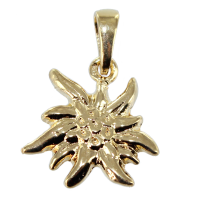 Pendentif Or 18 K Edelweiss 