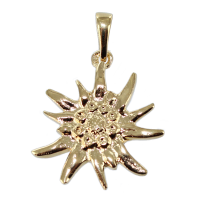 Pendentif Or Jaune Edelweiss 