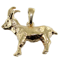 Pendentif Or Jaune Chamois - Demi-relief Taille 2 