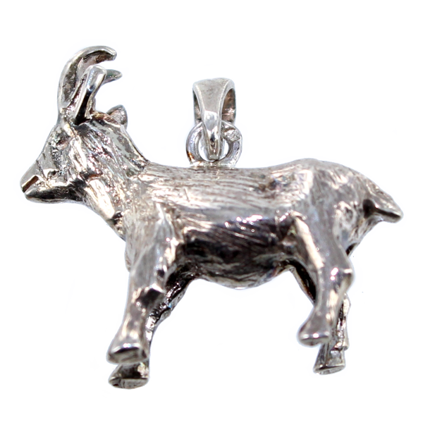 Pendentif Argent Chamois - Volume 