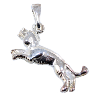 Pendentif Argent Chien Lévrier 