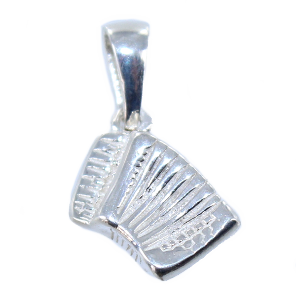 Pendentif Argent Accordéon - Taille 1 