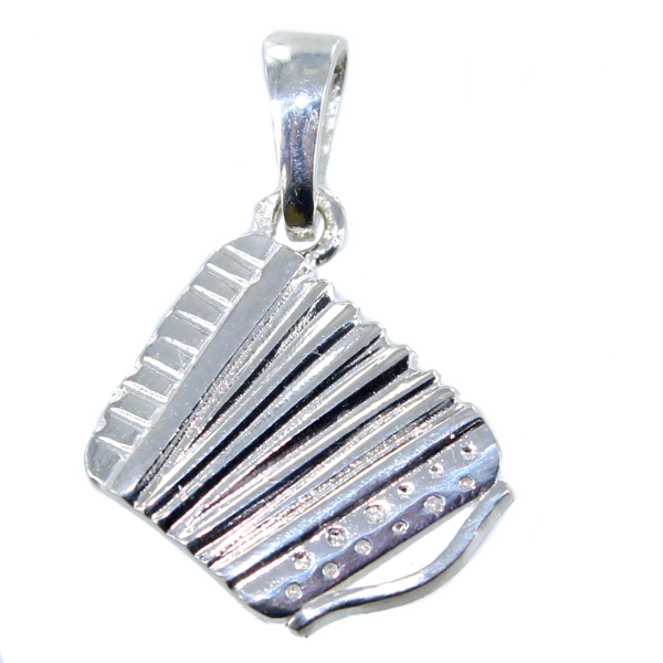 Pendentif Argent Accordéon - Taille 2 