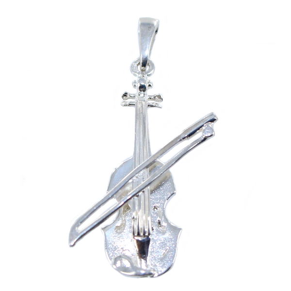 Pendentif violon or, pendentif musique