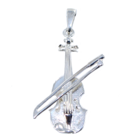 Pendentif Argent Violon 