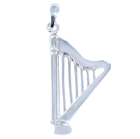 Pendentif Argent Harpe - Taille 2 