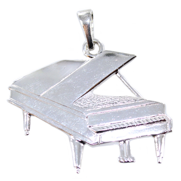 Pendentif Argent Piano 