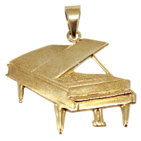 Pendentif Or Jaune Piano 