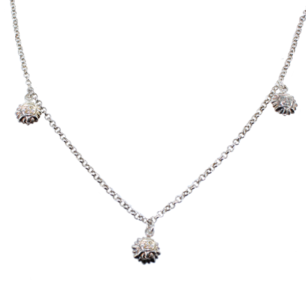 Collier Argent Soleil 