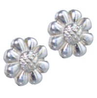 Boucles d'oreilles Argent Fleur Marguerite 