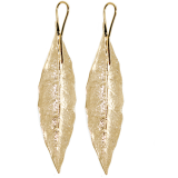 Boucles d\'oreilles&nbsp;Feuille de laurier - Image&nbsp;2 