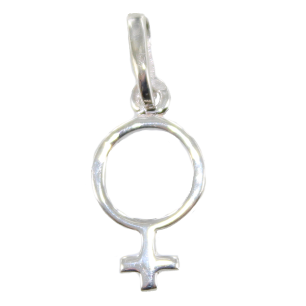 Pendentif Argent Symbole Femme - Taille 1 