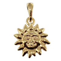 Pendentif Or Jaune Soleil - Taille 1 