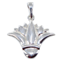 Pendentif Argent Fleur de Lotus 