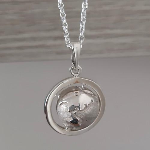 Pendentif Map Monde Globe terrestre - Image 9 