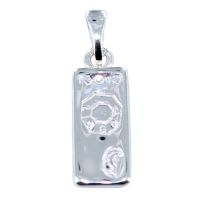 Pendentif Lingot d\'argent - Image 3 