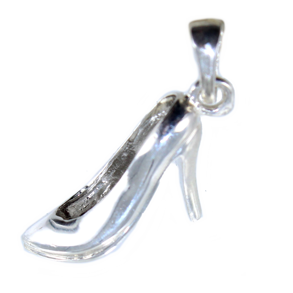 Pendentif Argent Chaussure Stiletto 