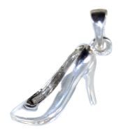 Pendentif Argent Chaussure Stiletto 