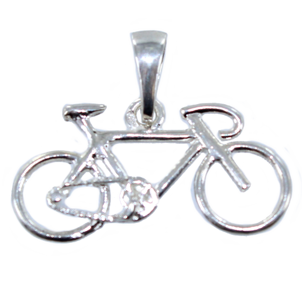 Pendentif Argent Vélo Taille 2 - 22mm 