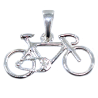 Pendentif Argent Vélo  - 