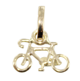 Pendentif Or 18 K Jaune Vélo Taille 1 - 10mm 