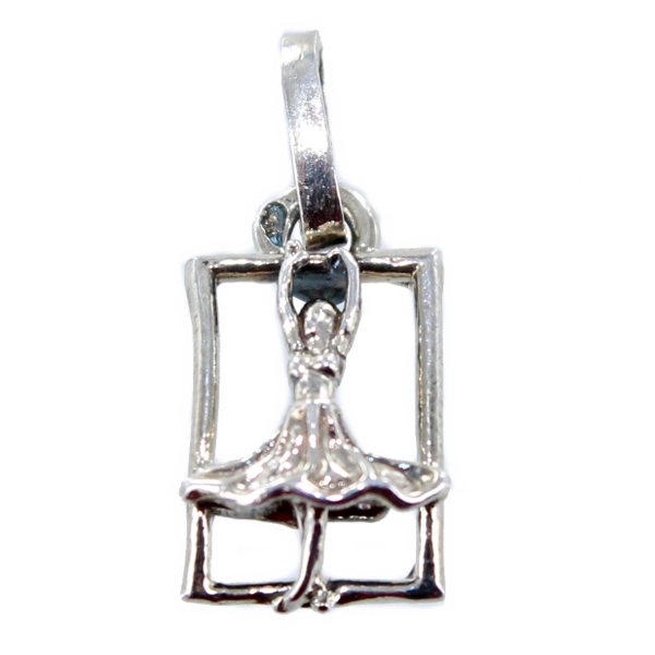 Pendentif Argent Danseuse Flamenco 