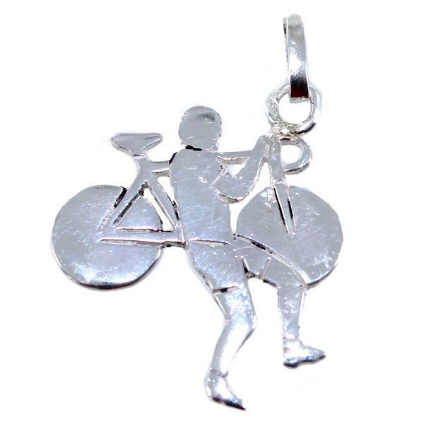 Pendentif Argent Triathlon 