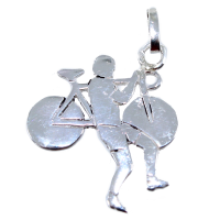 Pendentif Argent Triathlon 