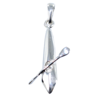 Pendentif Argent Canoë Kayak 