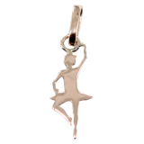 Pendentif Or 18 K Rose Danseuse 