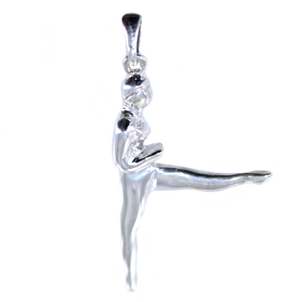 Pendentif Argent Gymnaste - Taille 2 