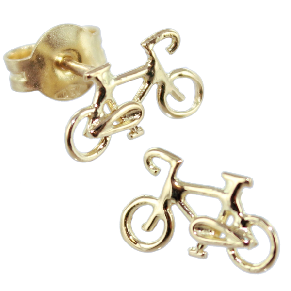 Boucles d'oreilles Or 18 K Jaune Vélos 