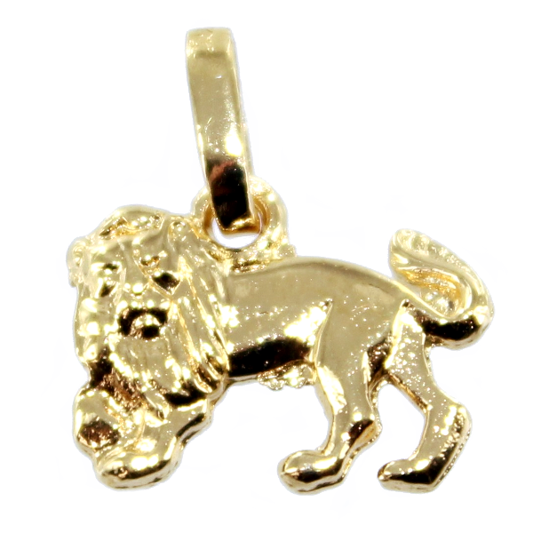 Pendentif Or Jaune Lion 