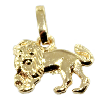 Pendentif Or Jaune Lion 