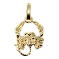 Pendentif Or Jaune Scorpion 