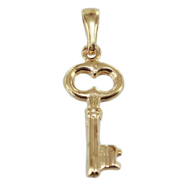 Pendentif Clé Grecque En Argent - Chaîne 18 Pouces - Neuf Sans Emballage