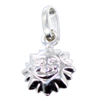 Pendentif Argent Soleil réversible 