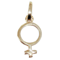 Pendentif Or Jaune Symbole Femme 