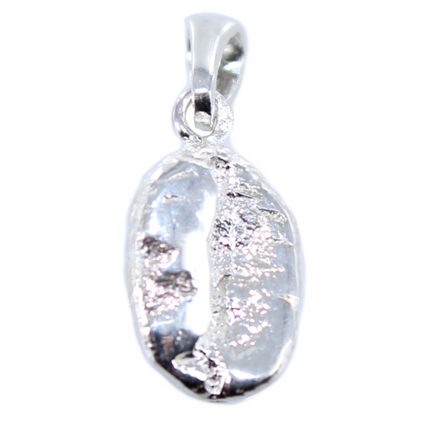 Pendentif Argent Grain de café 