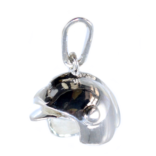 Pendentif Argent Casque de pompier - Taille 1 