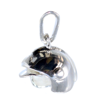 Pendentif Argent Casque de pompier - Taille 1 