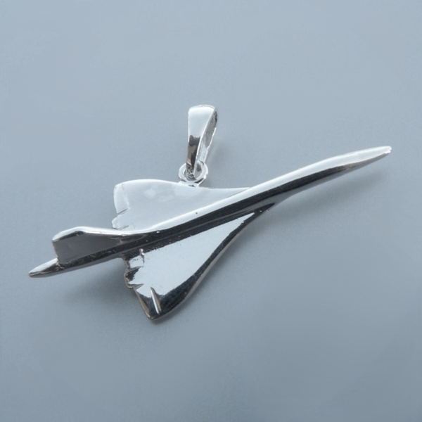 Pendentif&nbsp;Avion Concorde - Taille 2 - Image&nbsp;2 