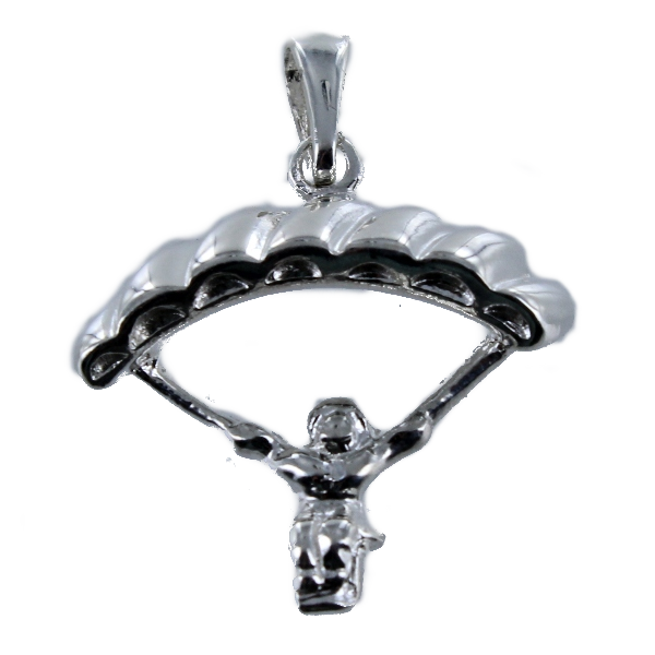 Pendentif Argent Parapente - Taille 2 