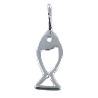 Pendentif Argent Poisson - Taille 1 