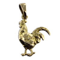 Pendentif Or Jaune Coq 